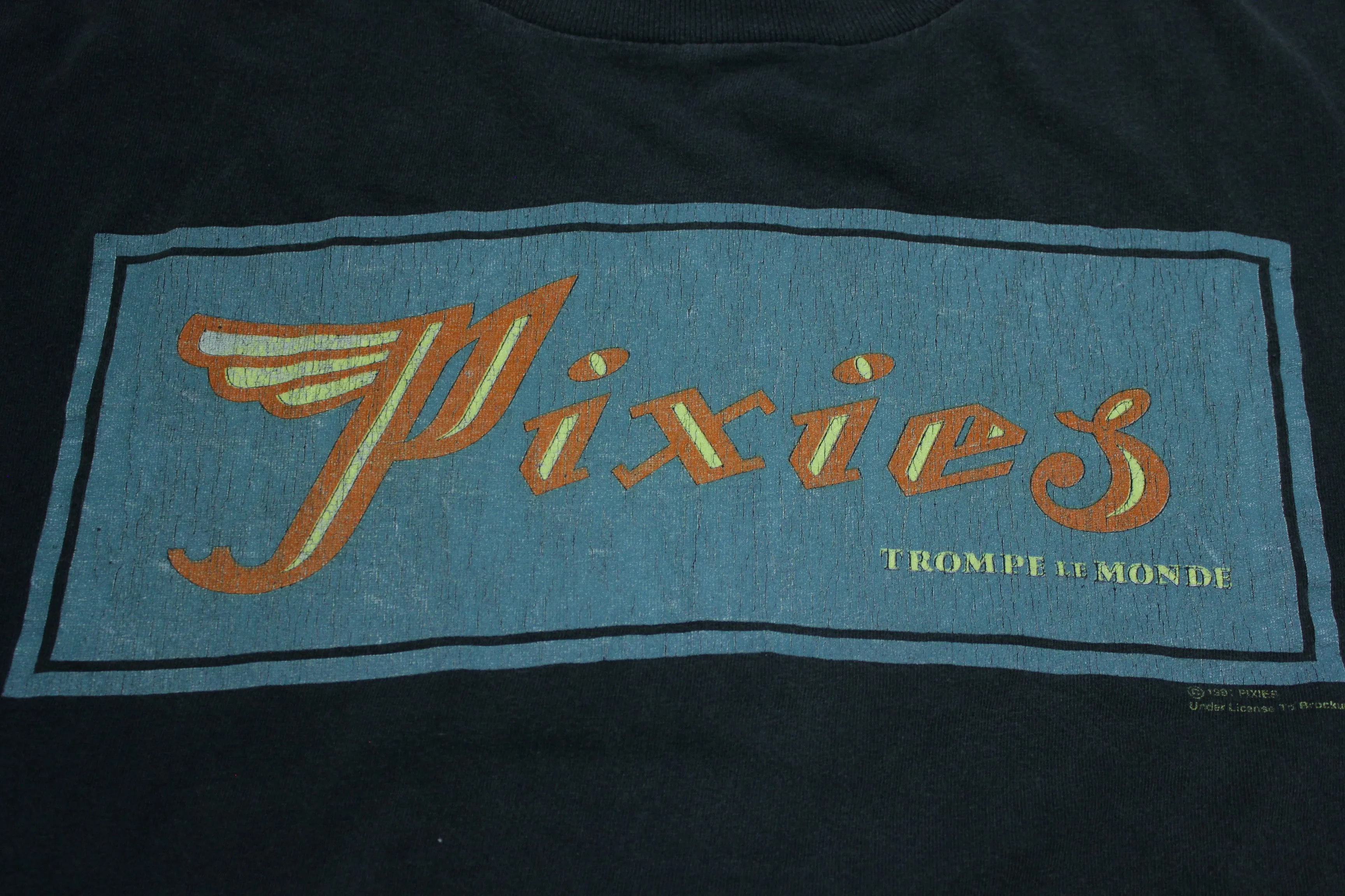 Pixies Trompe Le Monde Vintage 1991 Brockum Licensed 90's Alternative Rock Band T-Shirt