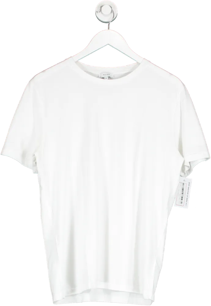 REISS White Crew Neck T Shirt UK M