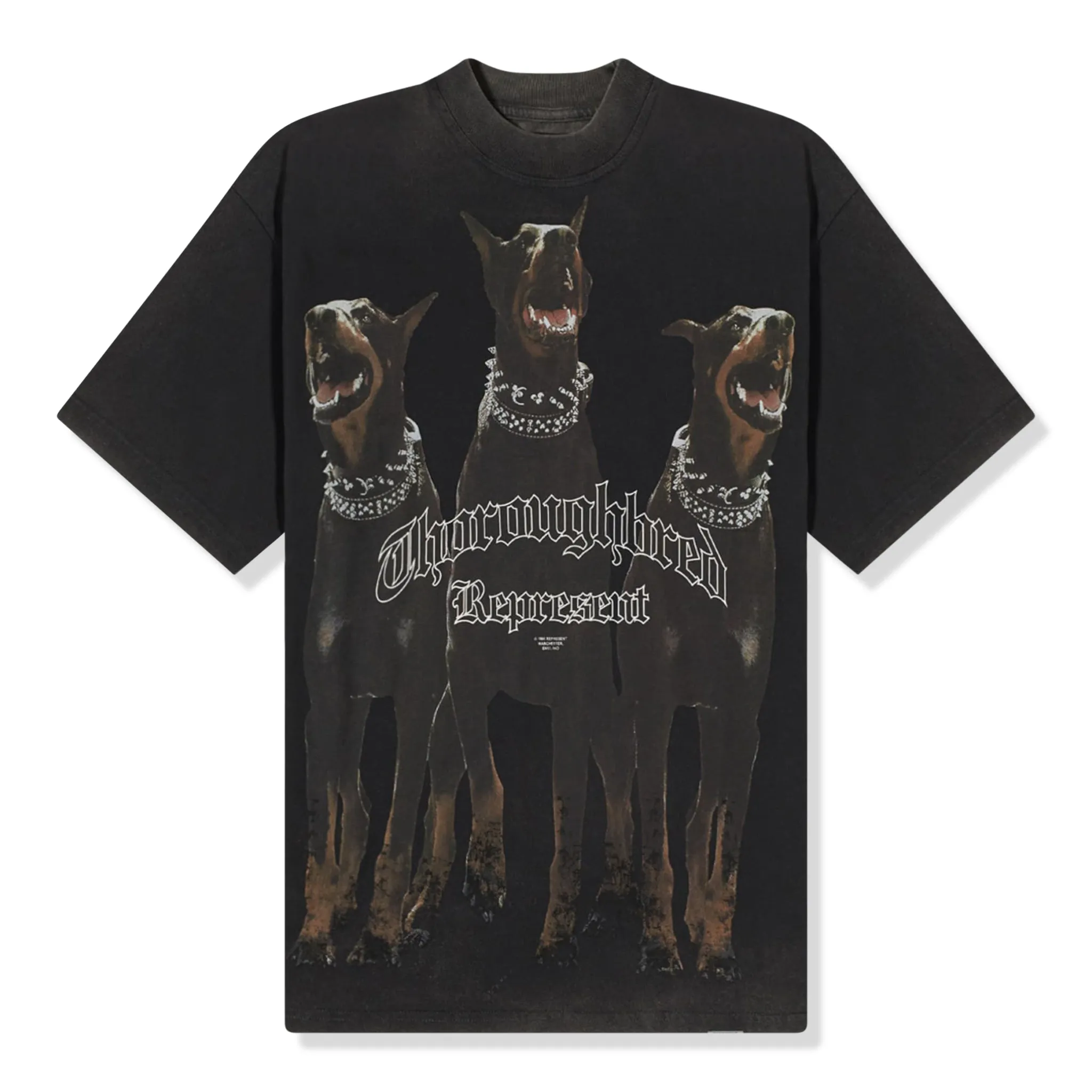 Represent Thoroughbred Vintage Black T Shirt