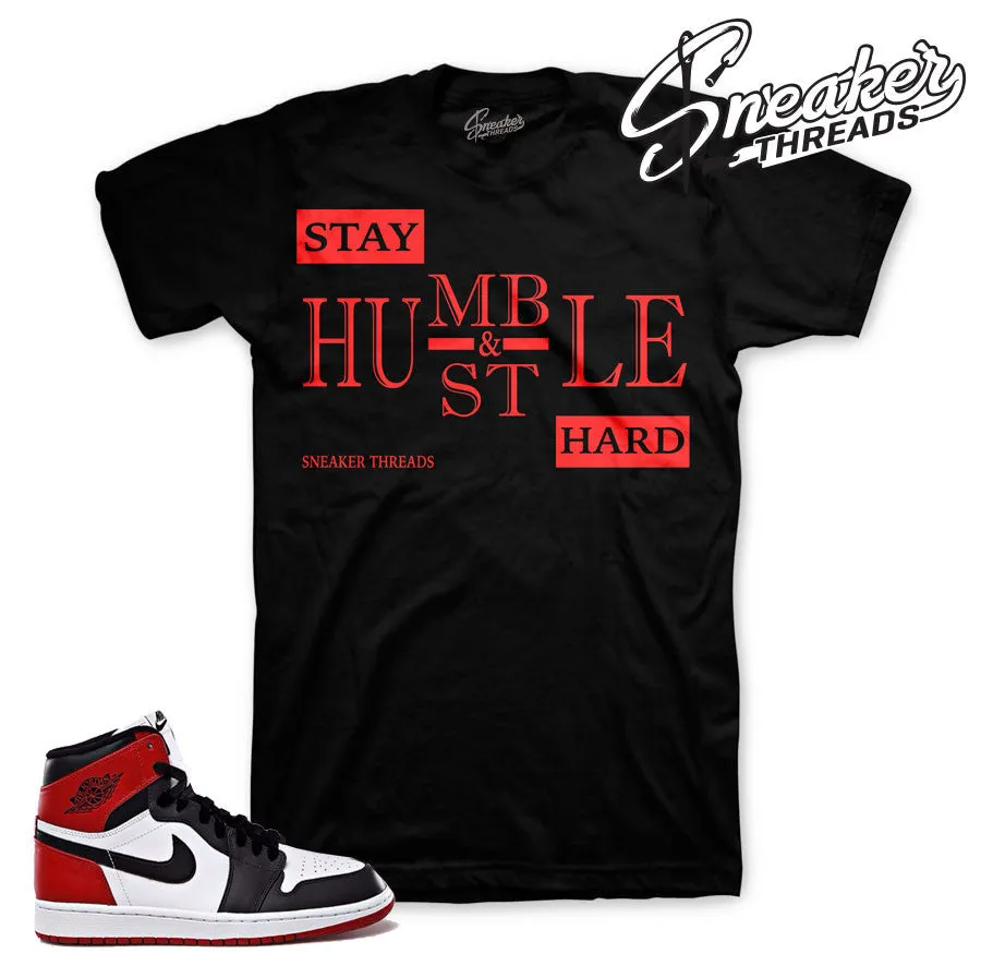 Retro 1 Black Toe Stay Humble Shirt