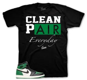 Retro 1 Lucky Green Clean Pair Shirt