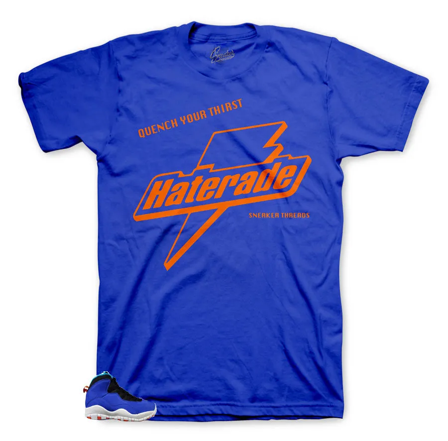 Retro 10 Tinker Shirt - Haterade - Royal Blue