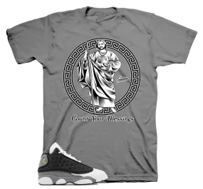 Retro 13 Black Flint Shirt - St. Jude - Charcoal