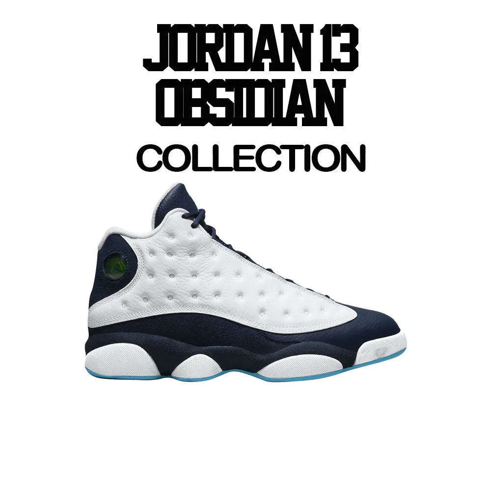 Retro 13 Obsidian Shirt - King Of Kings - White