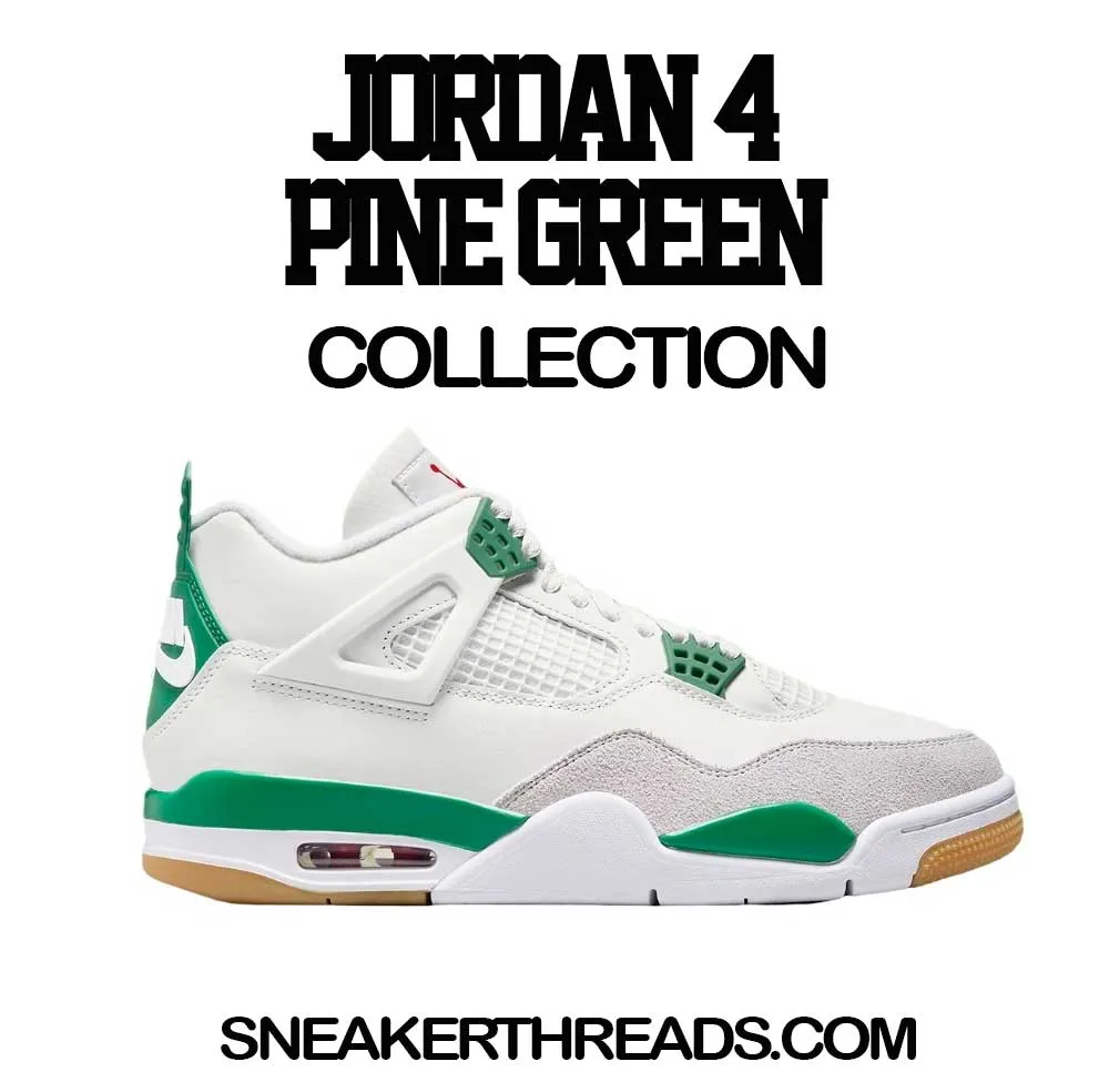 Retro 4 SB Pine Green Shirt - Fly Kicks - Green