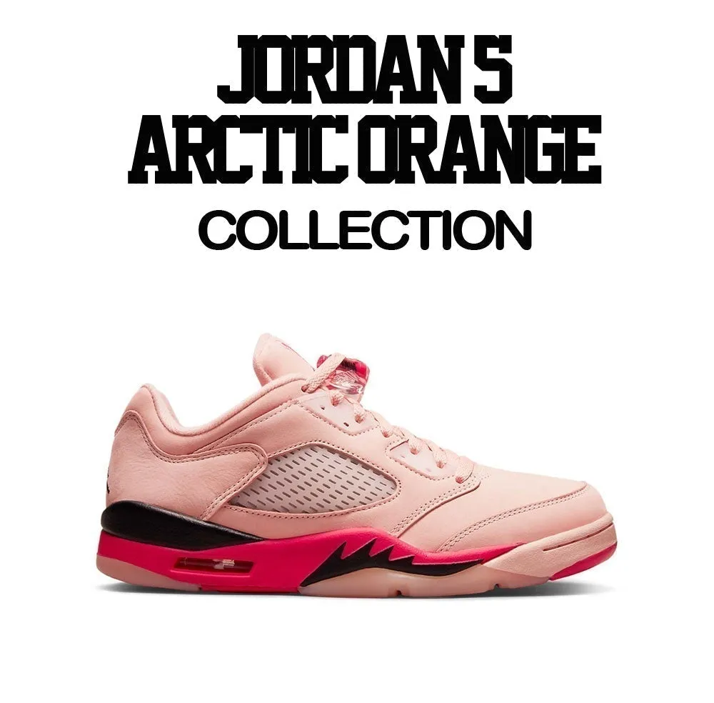 Retro 5 Arctic Orange Shirt - Lover Loser - Black