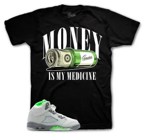 Retro 5 Green Bean Money Medicine Shirt