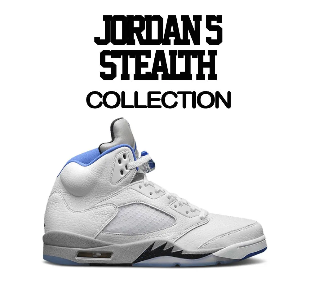 Retro 5 Stealth Shirt - Answer - White