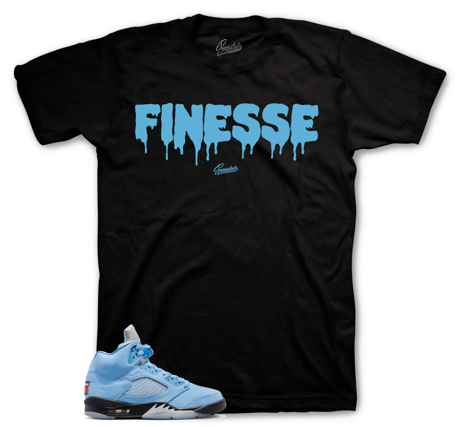 Retro 5 University Blue Finesse Shirt