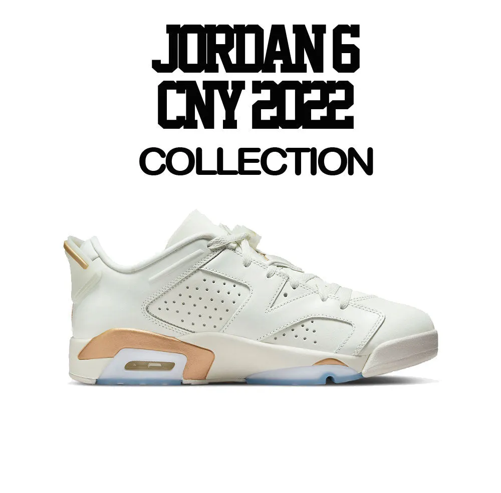 Retro 6 CNY Shirt - Queens - White