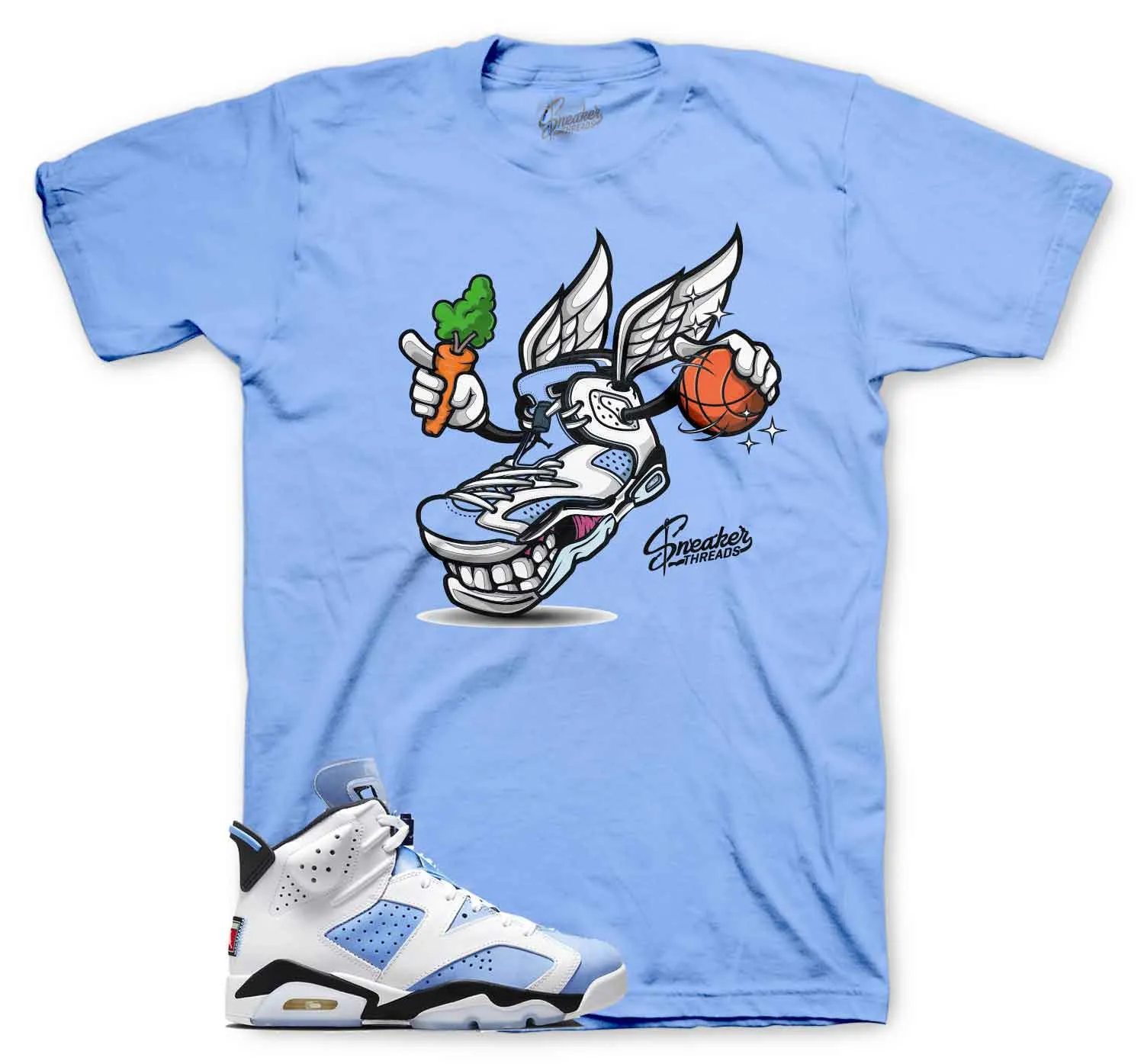 Retro 6 University Blue Fly Kicks Shirt