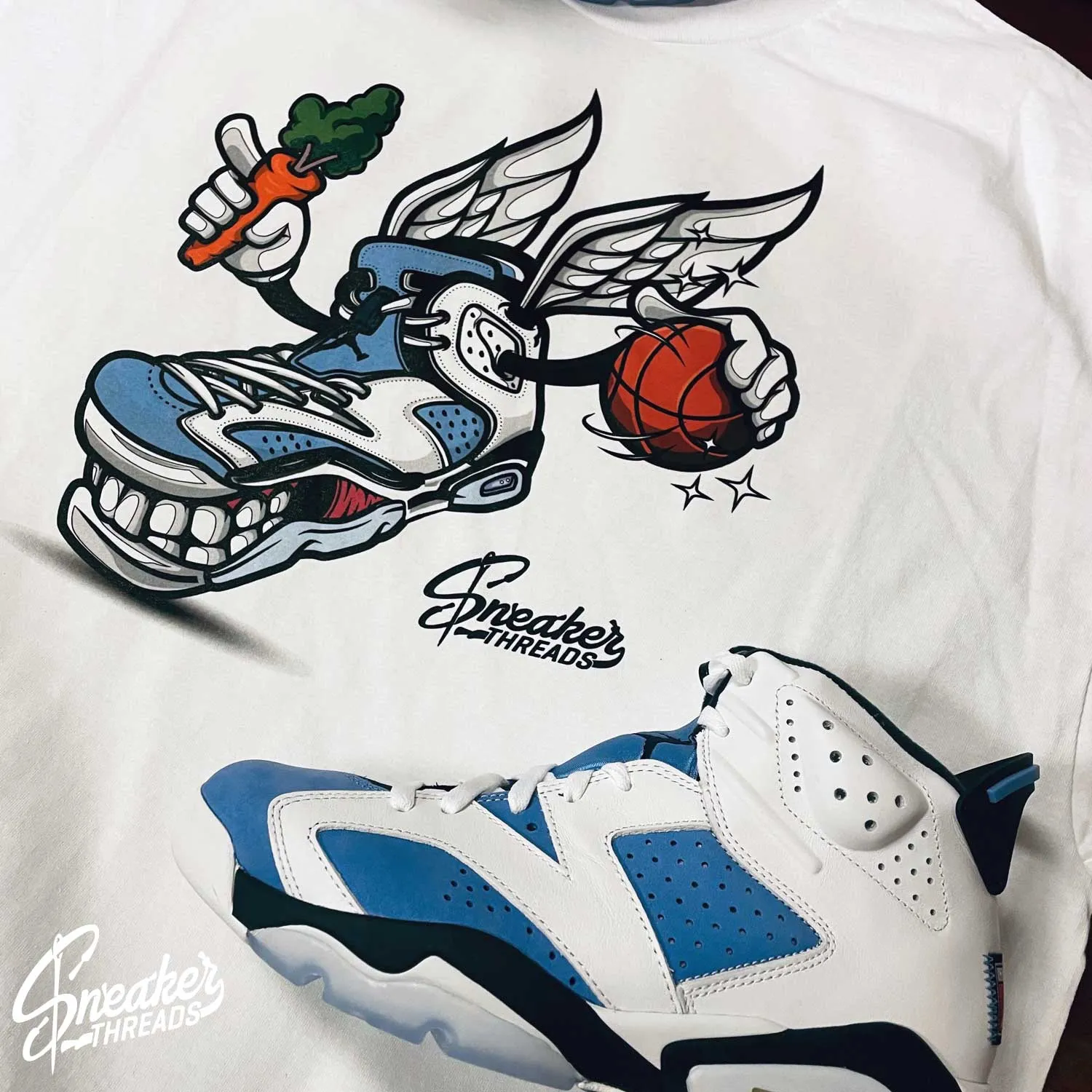 Retro 6 University Blue Fly Kicks Shirt