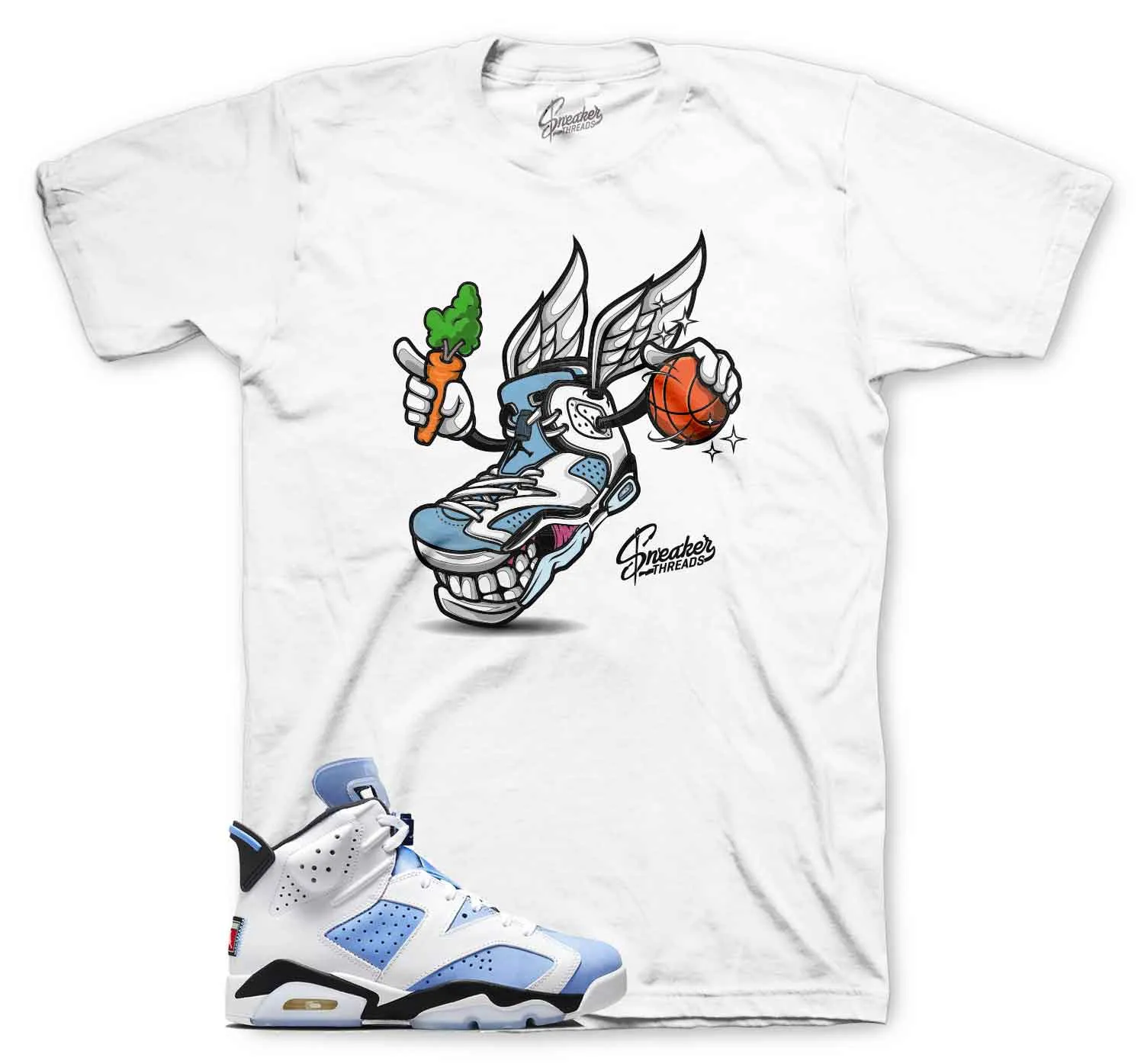 Retro 6 University Blue Fly Kicks Shirt