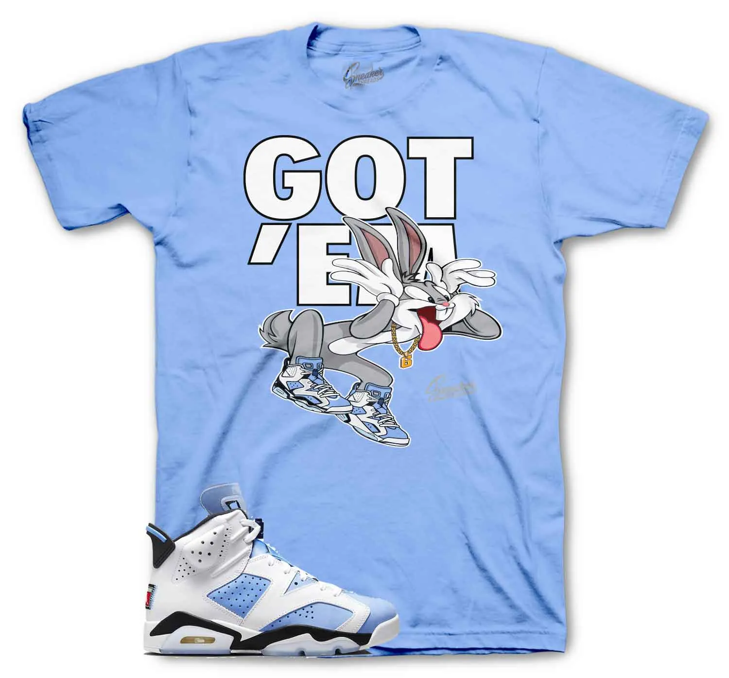 Retro 6 University Blue Got Em Shirt