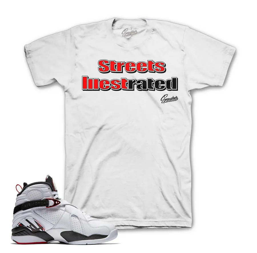 Retro 8 Alternate Shirt - Illest Rated - White