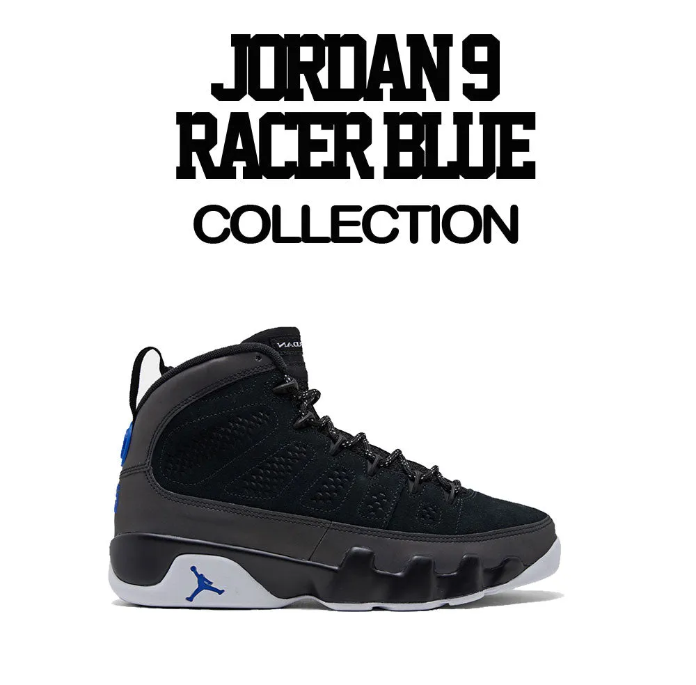 Retro 9 Racer Blue Shirt - Killa Season - Black