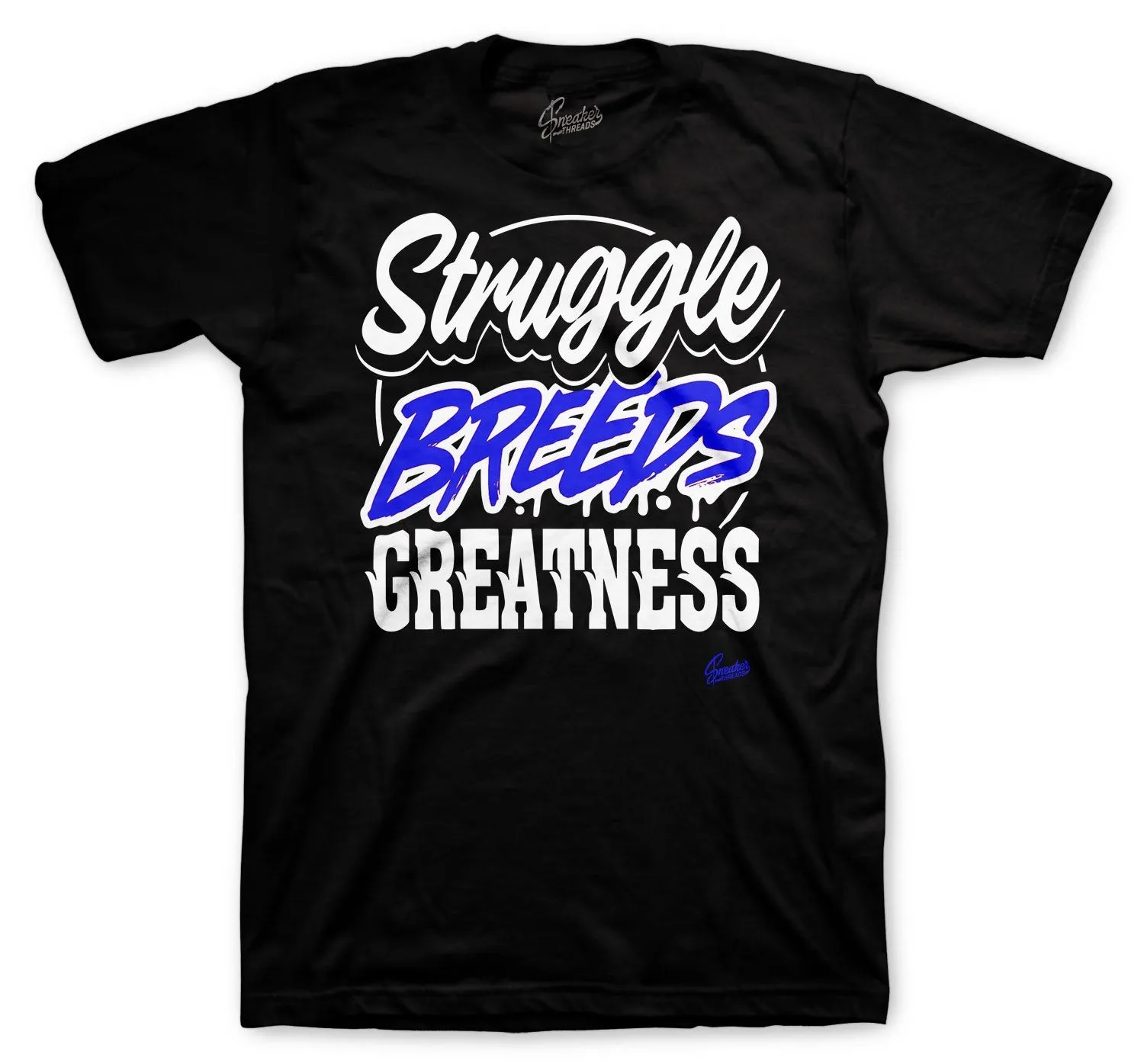 Retro 9 Racer Blue Struggle Breeds Shirt