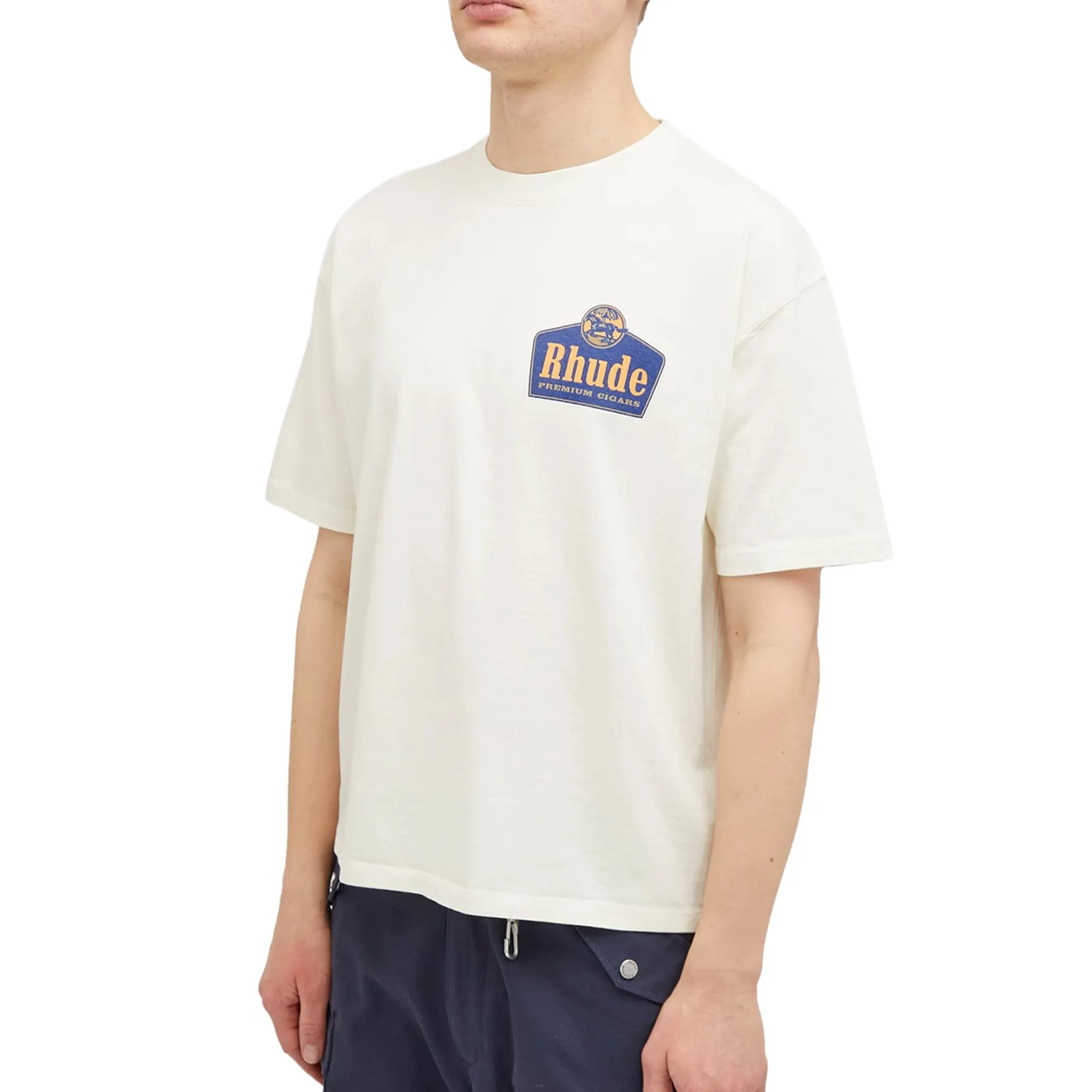 Rhude Grand Cru Vintage White T Shirt