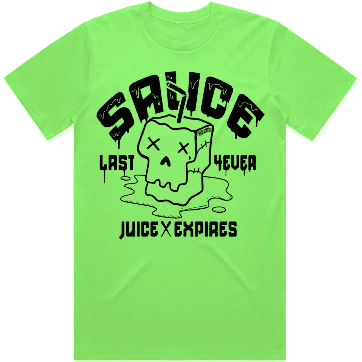 SAUCE : Neon Green Sneaker Tees Shirt