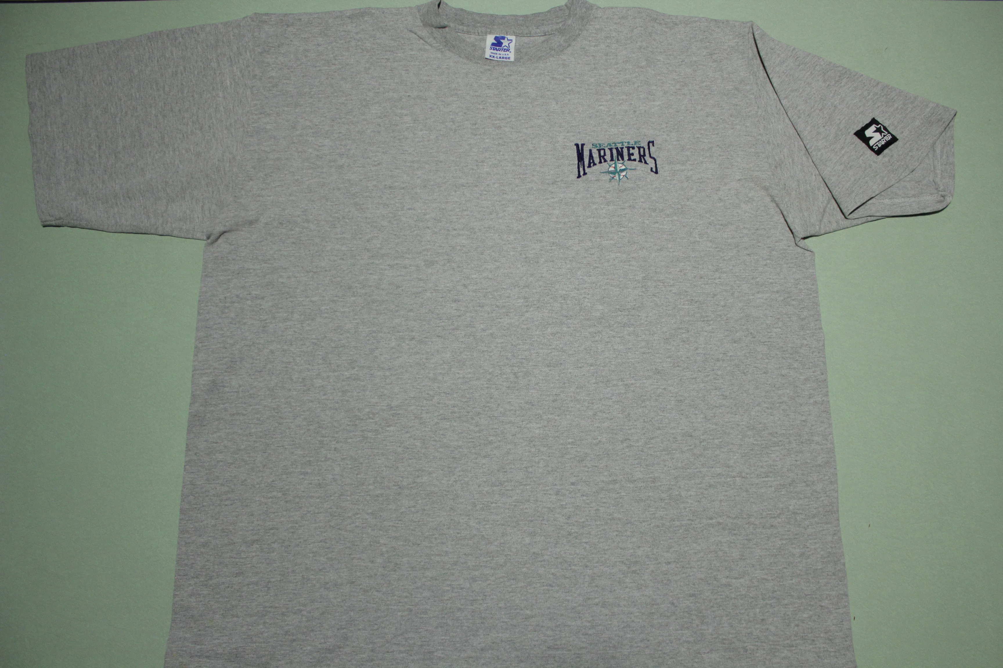 Seattle Mariners Vintage 90's Embroidered Starter Made in USA T-Shirt