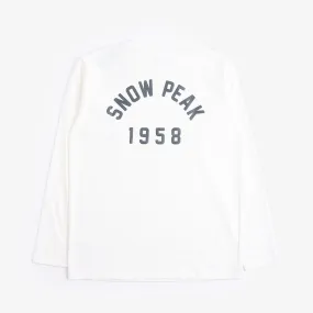 Snow Peak Foam Printed Long Sleeve T-Shirt