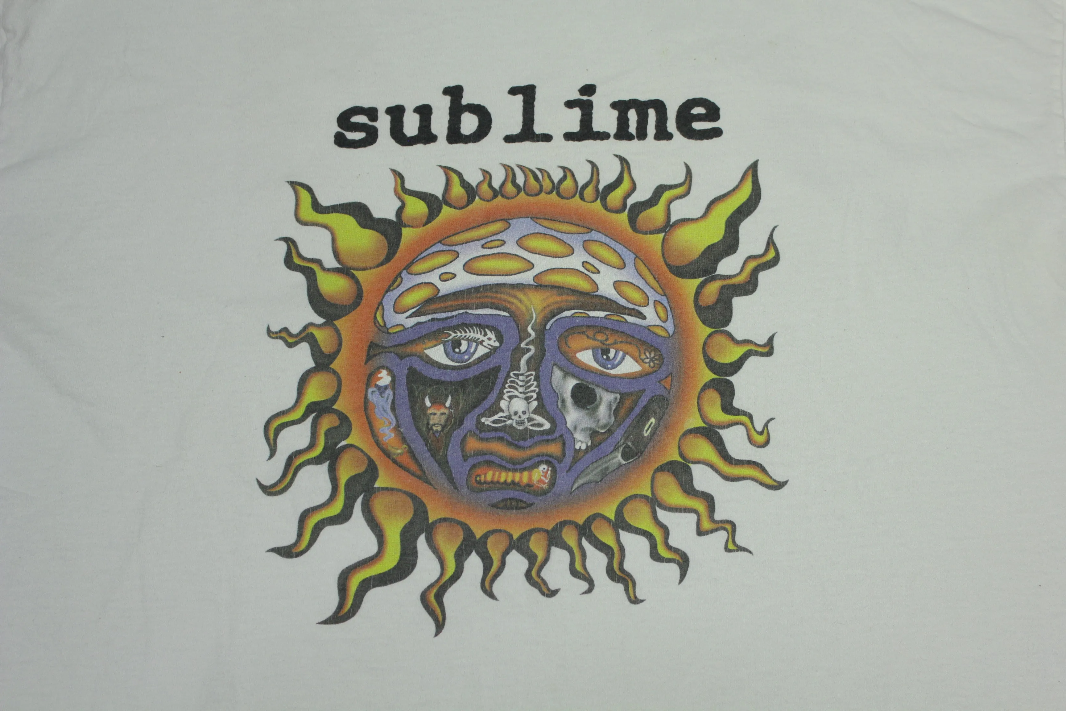 Sublime 40 OZ To Freedom Skunk Records Long Beach California Vintage 90's T-Shirt