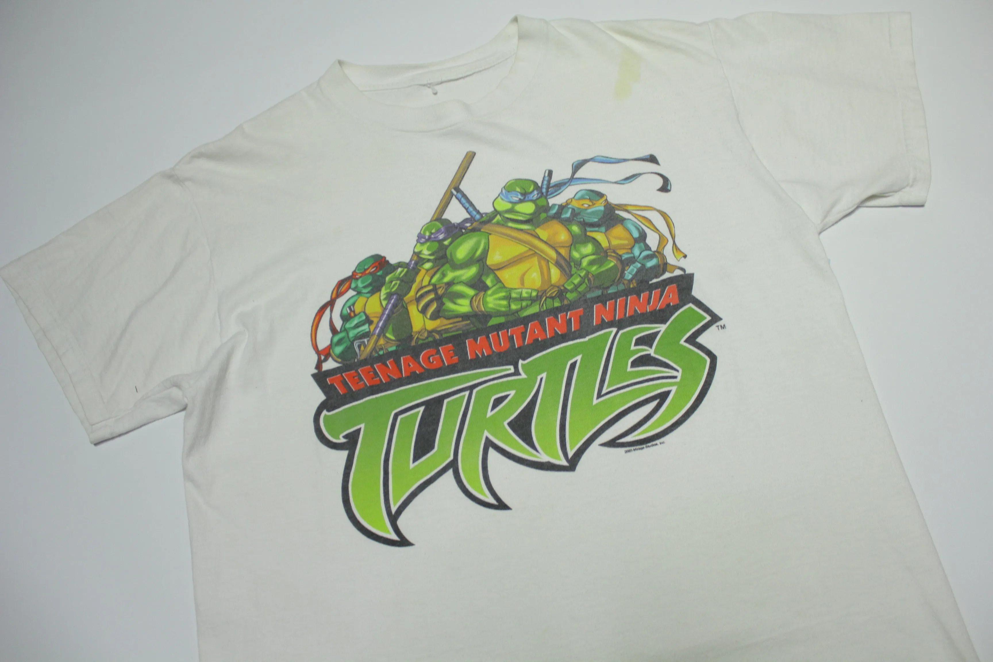 Teenage Mutant Ninja Turtles TMNT 2003 Mirage Studios Character Promo T-Shirt