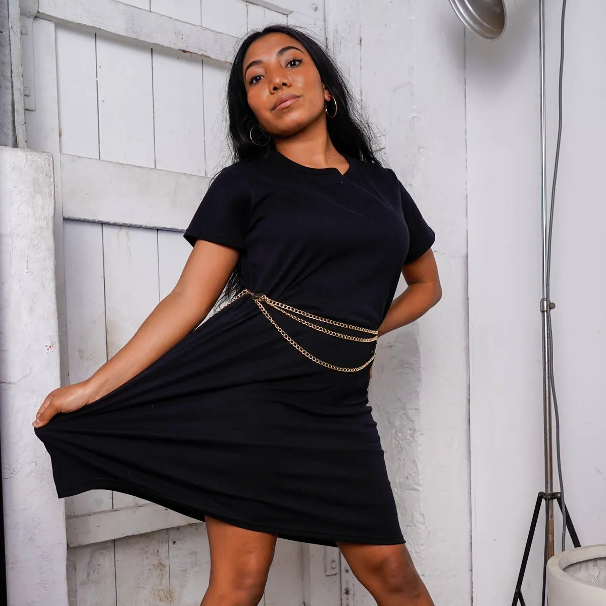 The Organic T-shirt Dress - Black