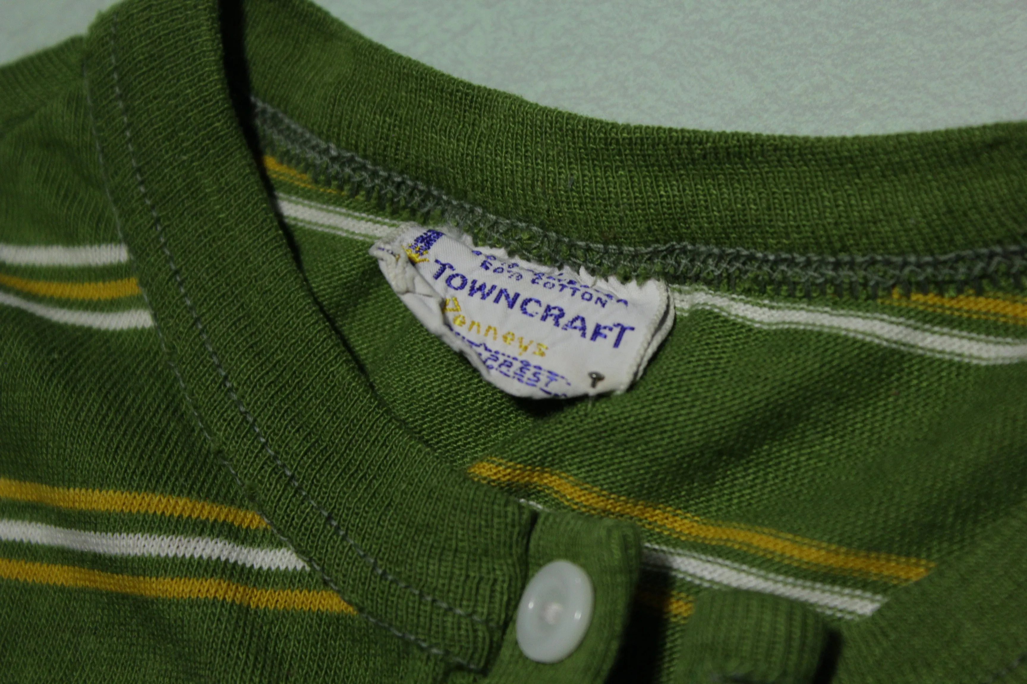 Towncraft Penneys Penn Prest Very Rare Striped 60's Hensley T-Shirt