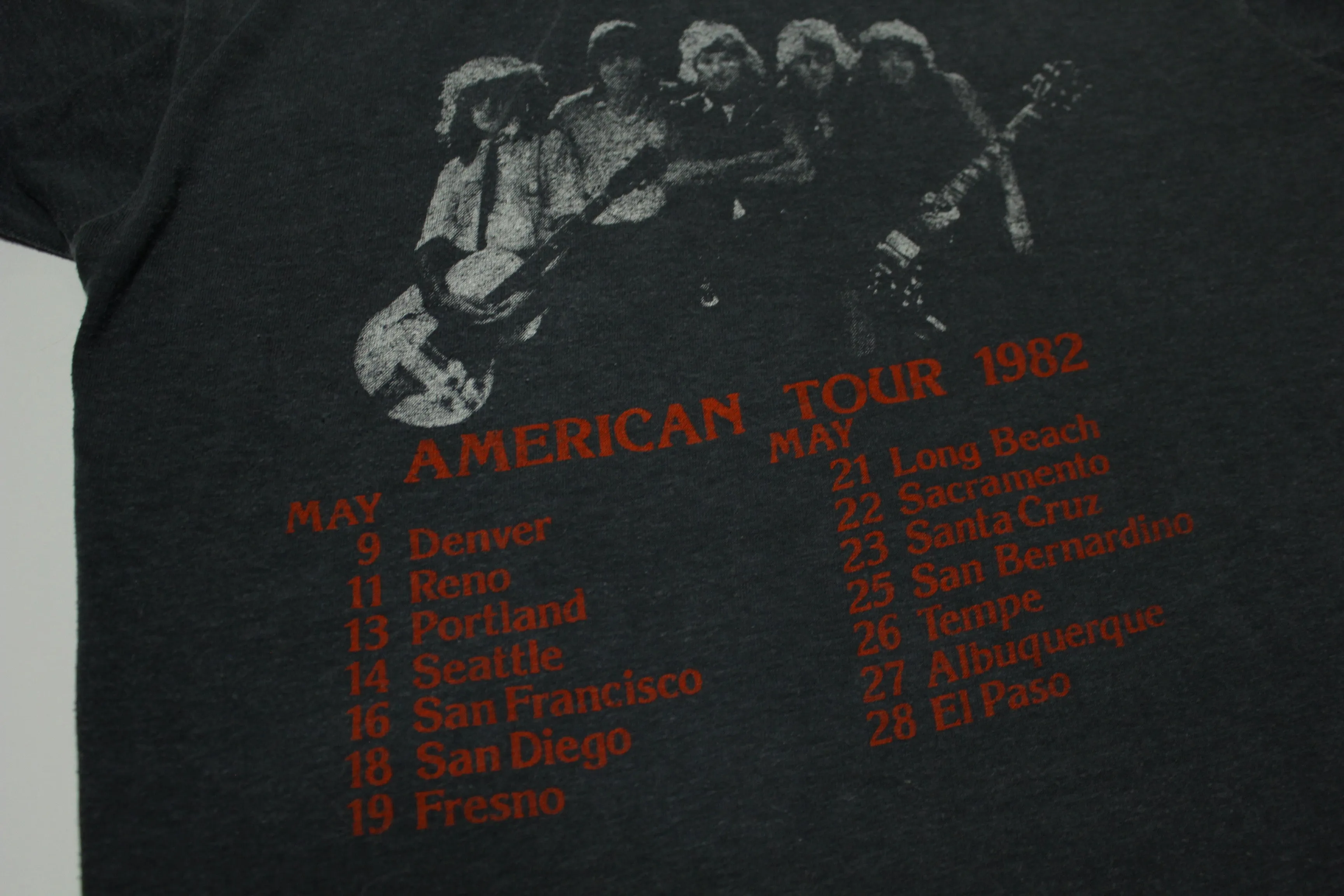 UFO Mechanix 1982 Vintage 80's American Tour Single Stitch Concert T-Shirt