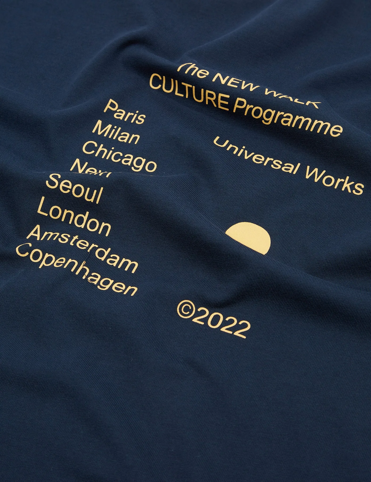 Universal Works Long Sleeve T-Shirt - Dark Navy Blue