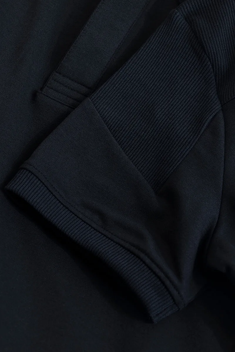 Urbanoid Black Polo T-Shirt