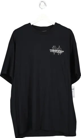 Vanquish Black Better Than Yesterday Oversized T Shirt UK L