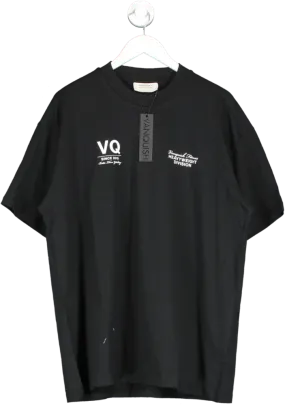 Vanquish Black Heavyweight Division Oversize T Shirt UK L