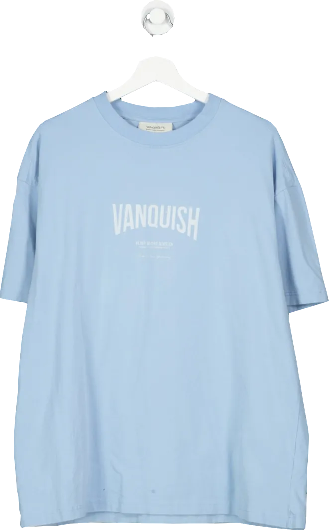 Vanquish Blue Heavy Weight Division Oversize T Shirt UK L