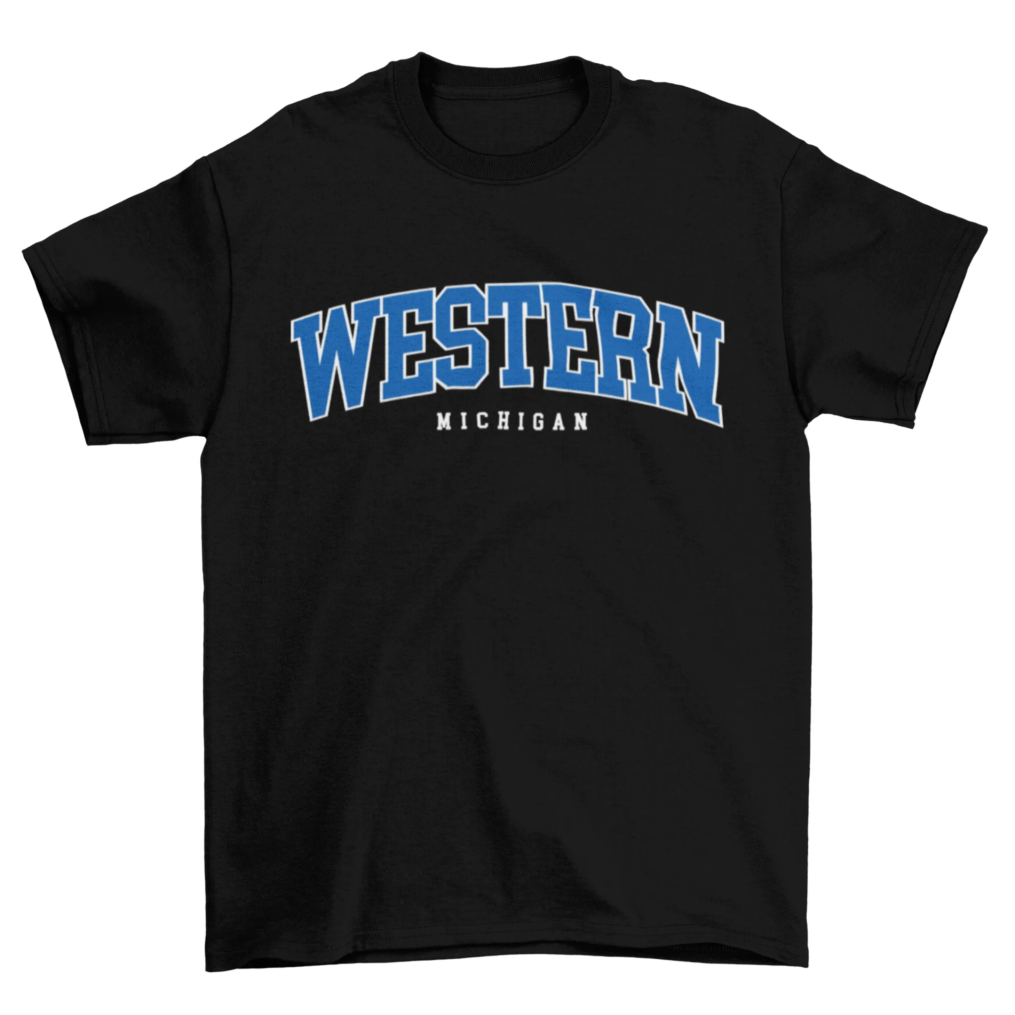 WESTERN MICHIGAN TEE - SVART